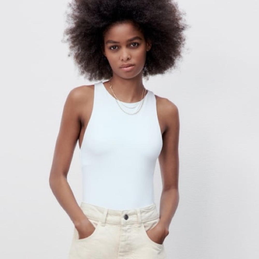 ZARA Halterneck Bodysuit